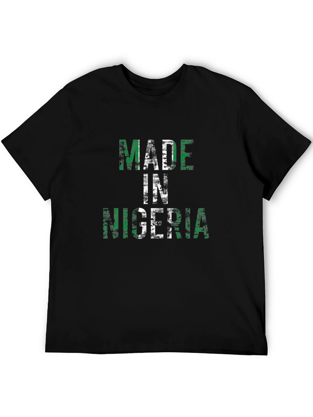 Made in Nigeria T-Shirt - Black Graphic Tee