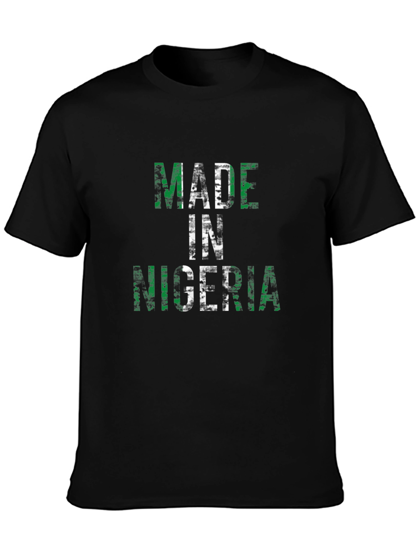 Made in Nigeria T-Shirt - Black Graphic Tee