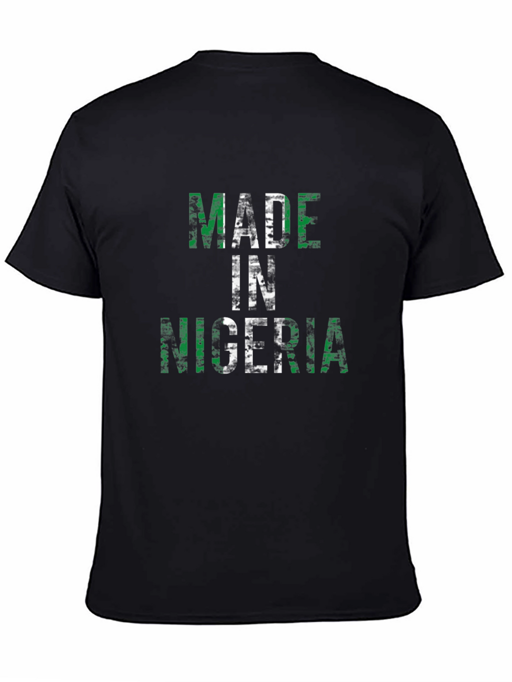 Made in Nigeria T-Shirt - Black Graphic Tee