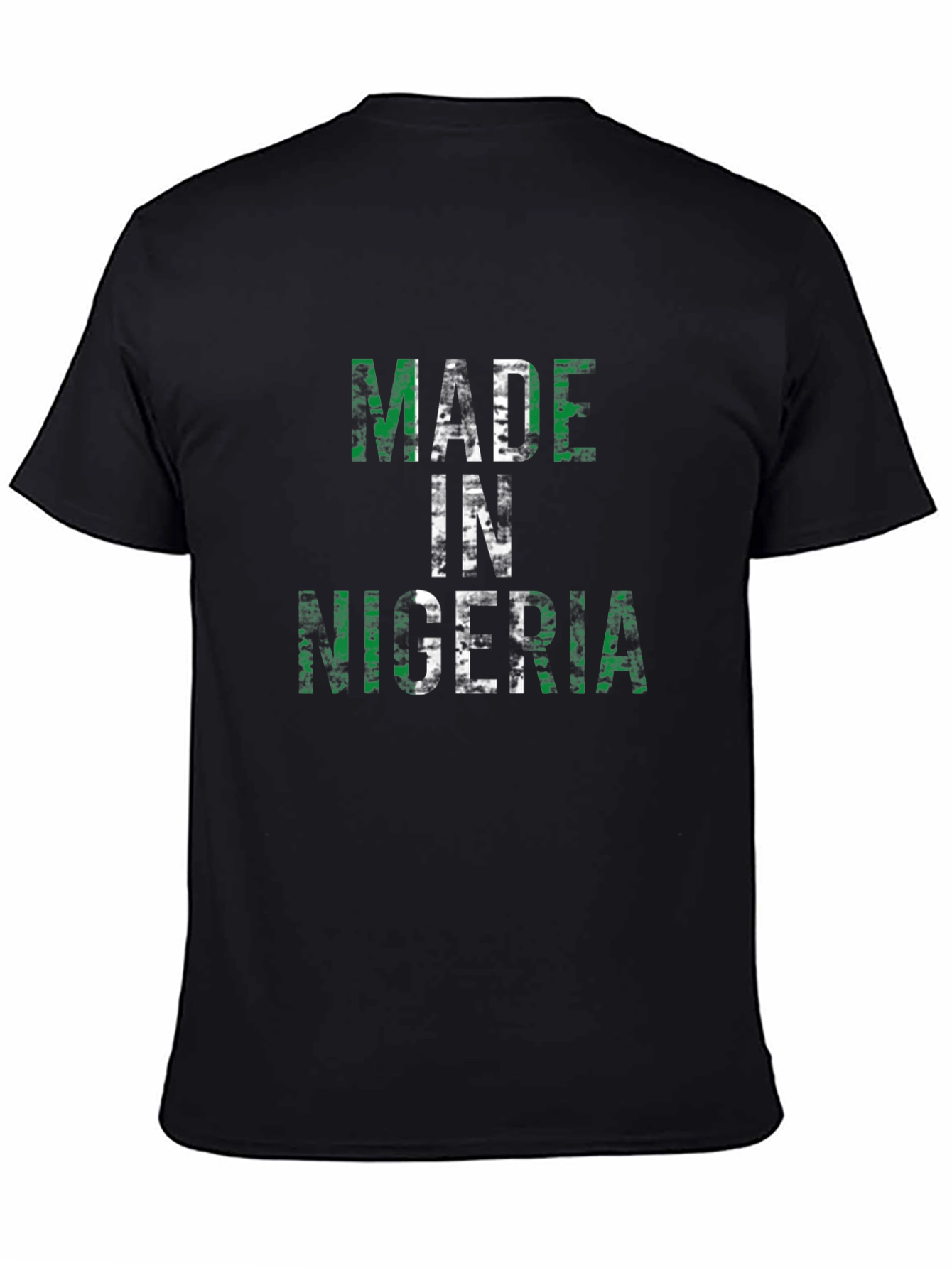 Made in Nigeria T-Shirt - Black Graphic Tee