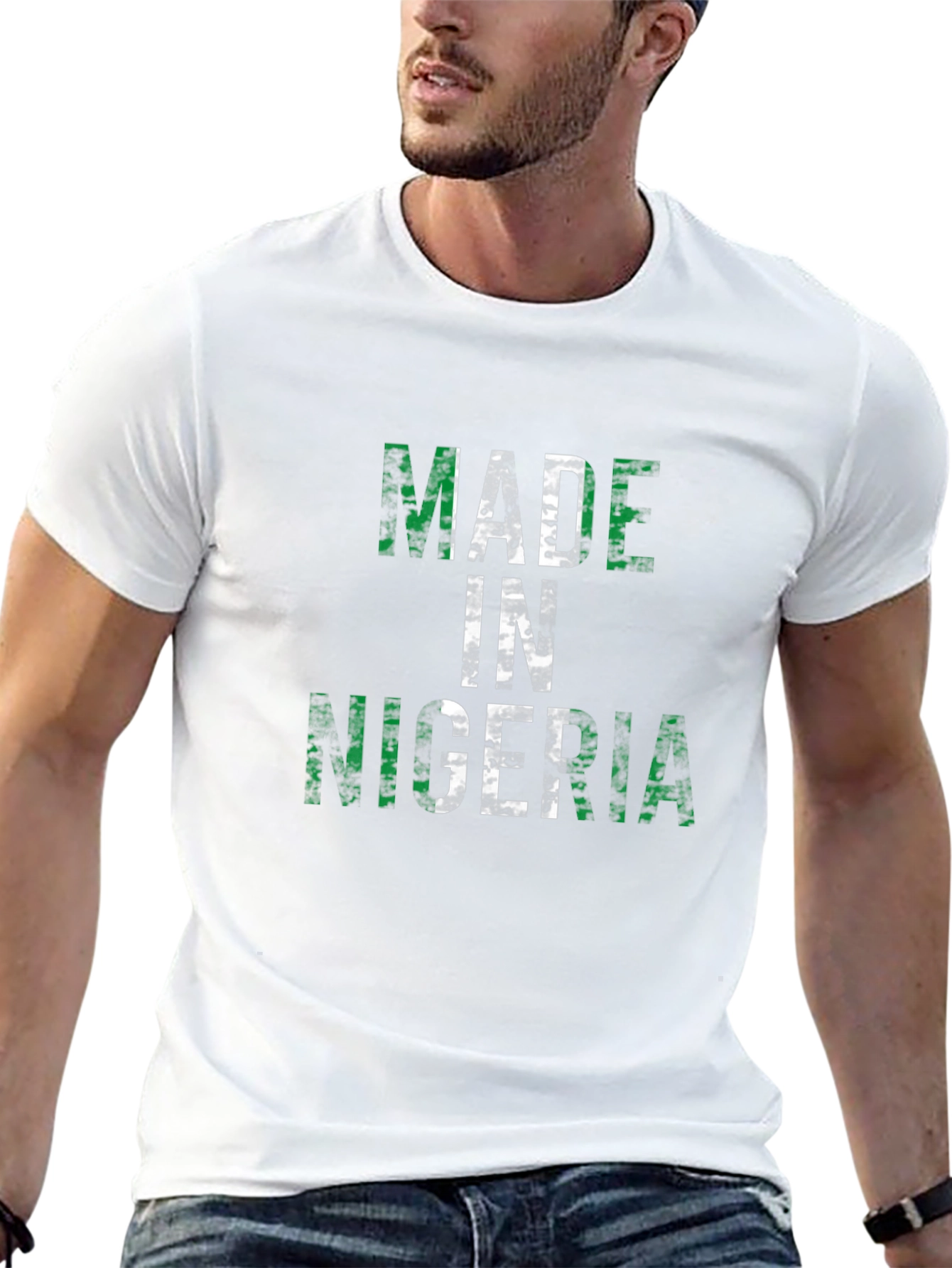 Made in Nigeria T-Shirt - Black Graphic Tee