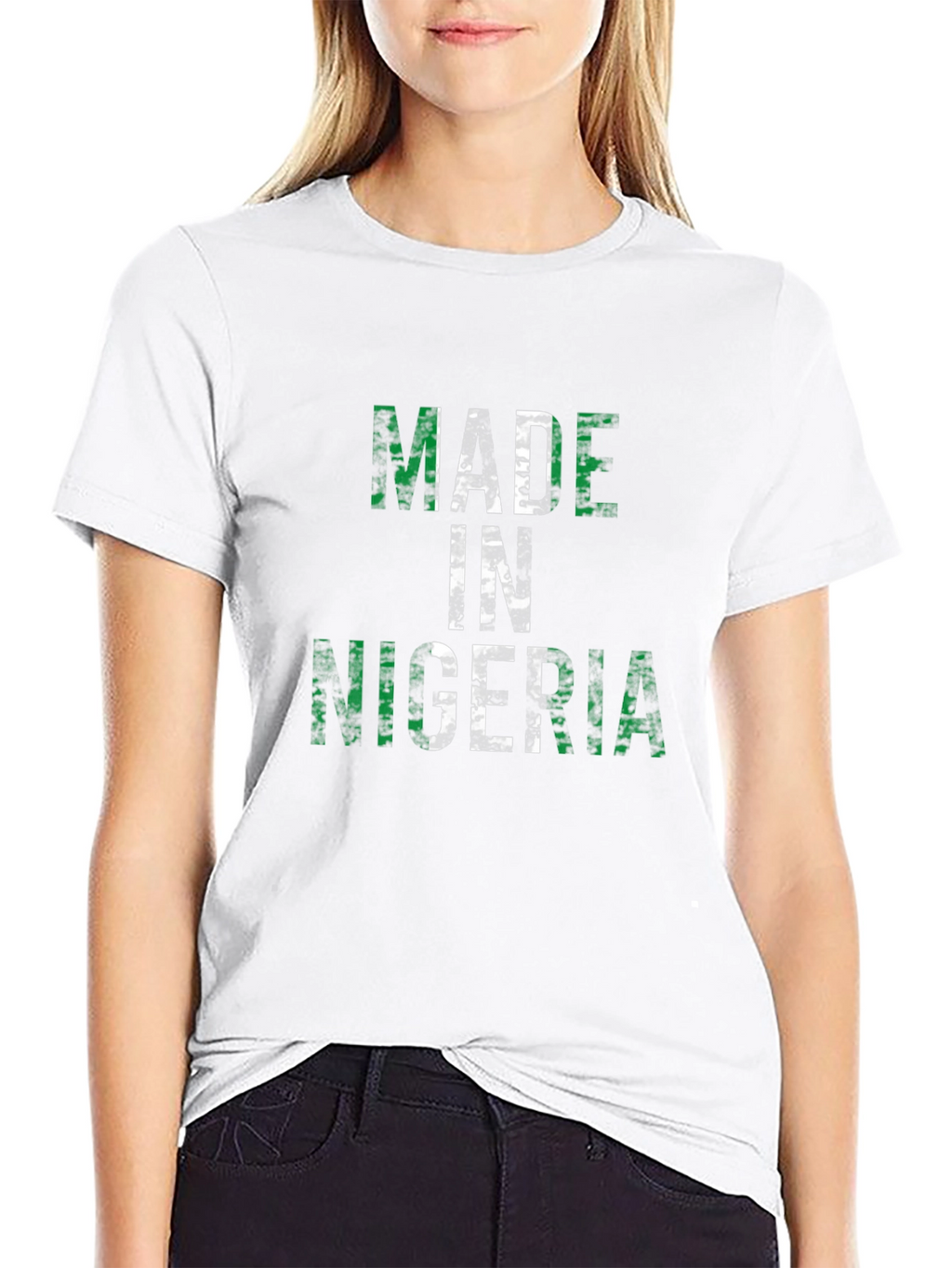 Made in Nigeria T-Shirt - Black Graphic Tee