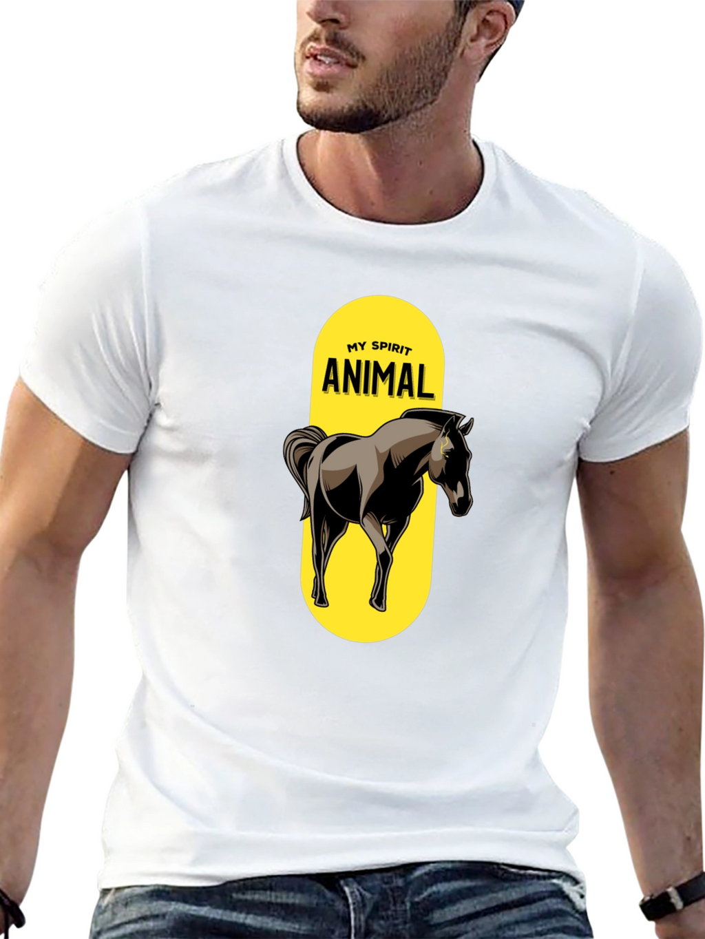 My Spirit Animal Horse Graphic T-Shirt
