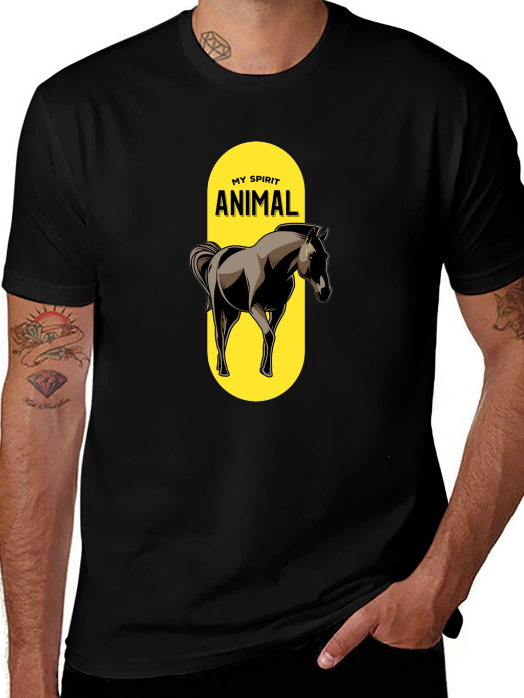 My Spirit Animal Horse Graphic T-Shirt