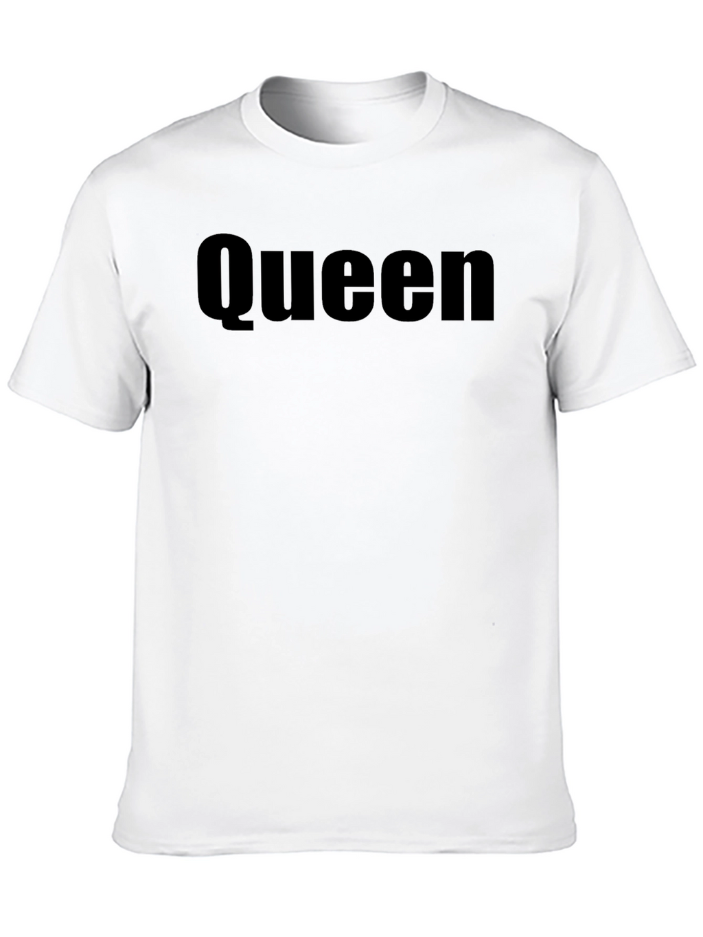 Queen Graphic Tee - Black Cotton Casual T-Shirt