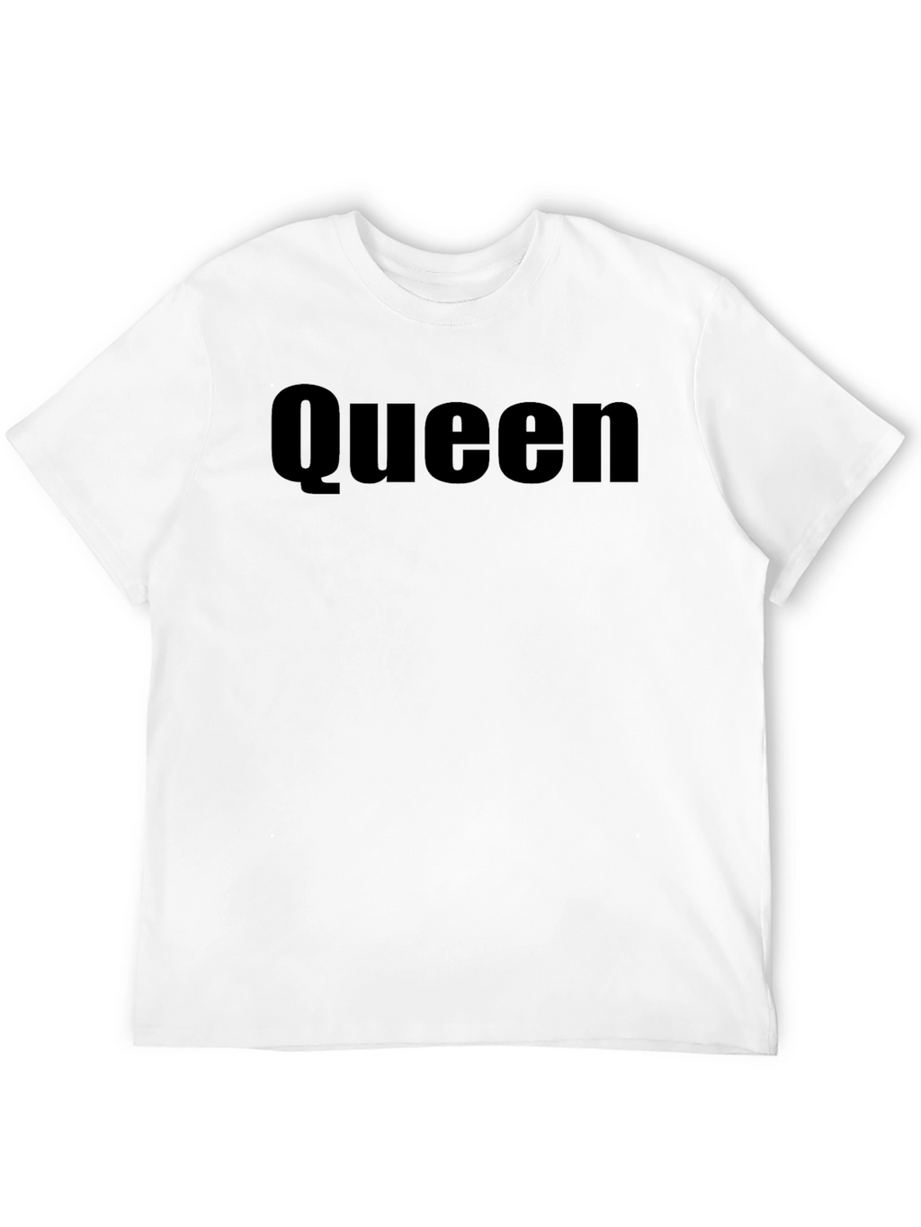 Queen Graphic Tee - Black Cotton Casual T-Shirt