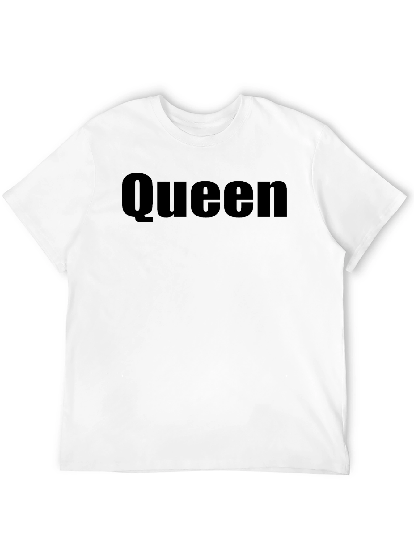 Queen Graphic Tee - Black Cotton Casual T-Shirt