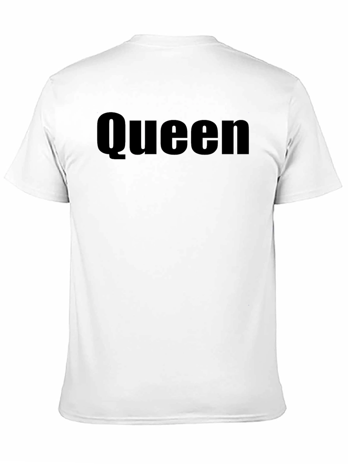 Queen Graphic Tee - Black Cotton Casual T-Shirt