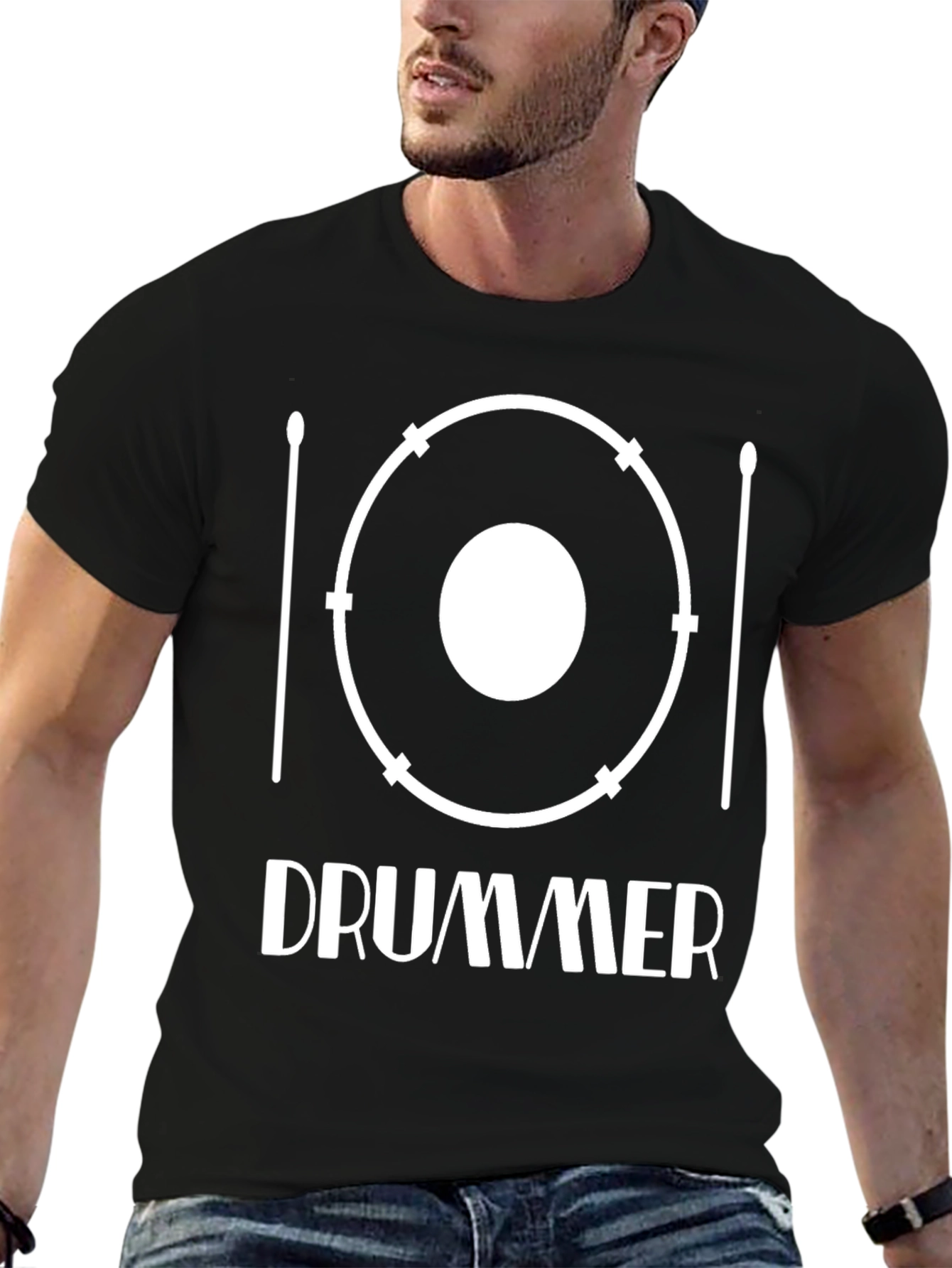 Drummer Graphic T-Shirt - Music Lover Tee