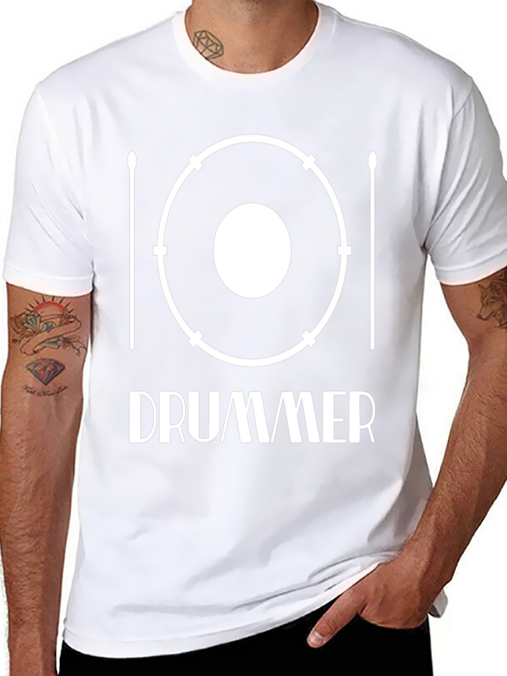 Drummer Graphic T-Shirt - Music Lover Tee