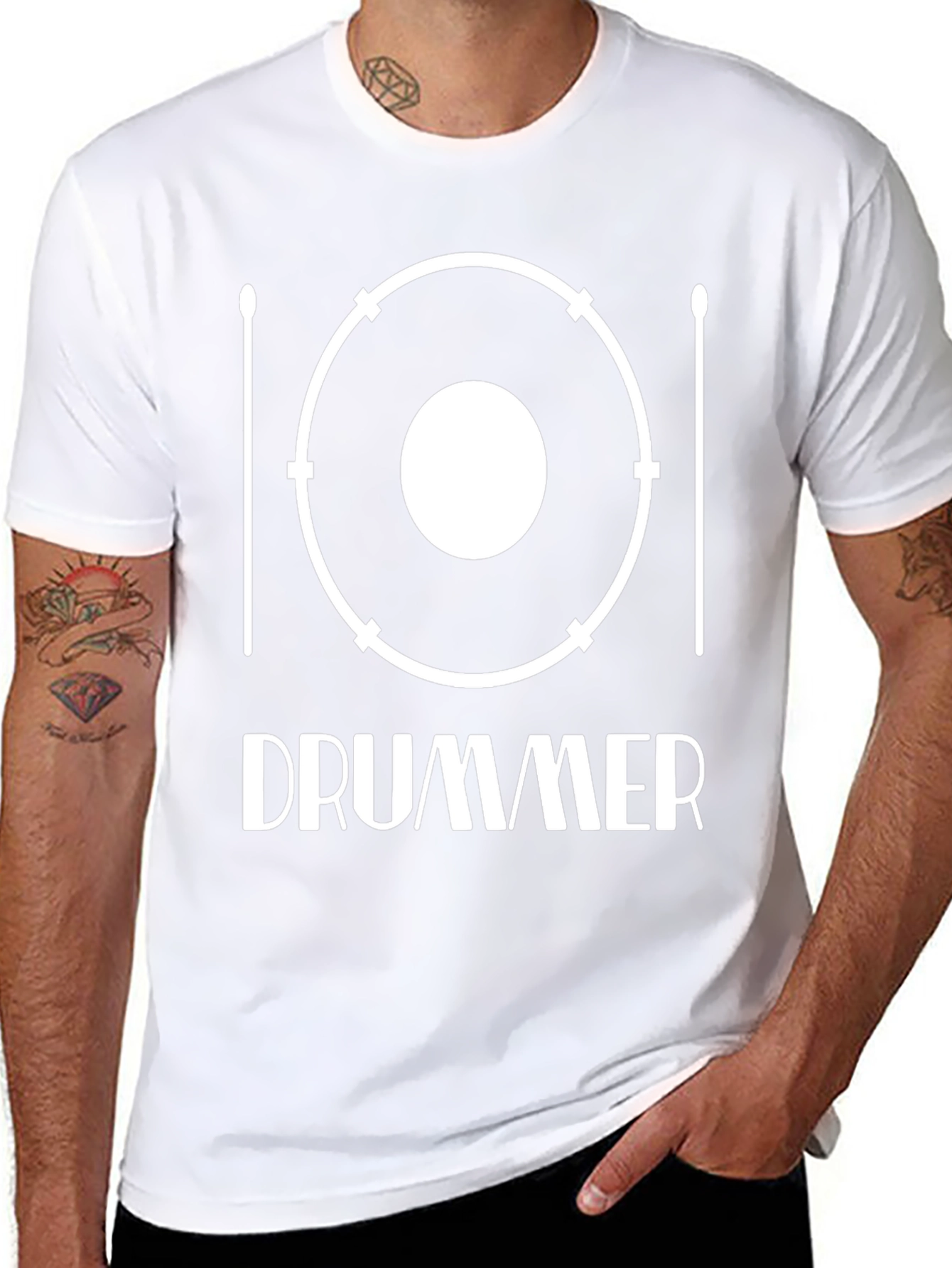 Drummer Graphic T-Shirt - Music Lover Tee