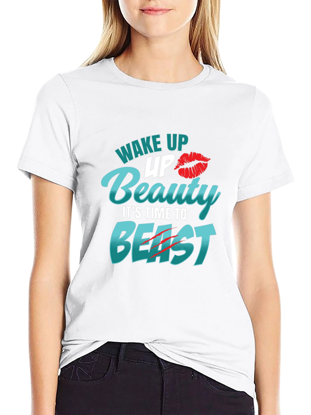 Wake Up Beauty Beast Mode Tee