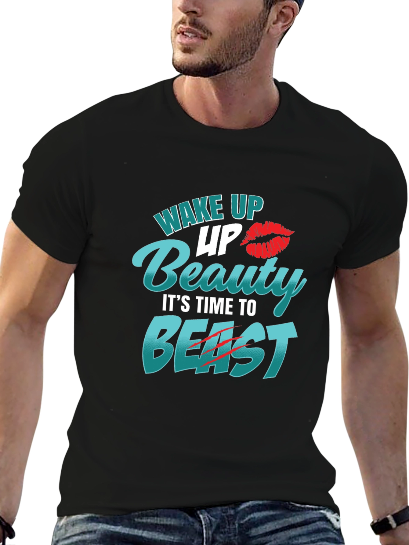 Wake Up Beauty Beast Mode Tee