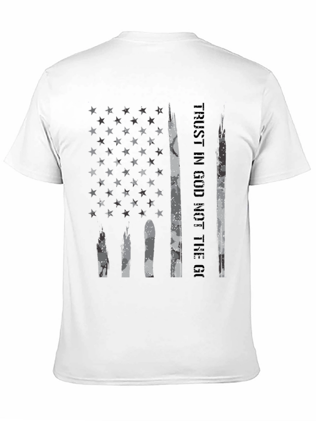 Trust In God American Flag Graphic T-Shirt