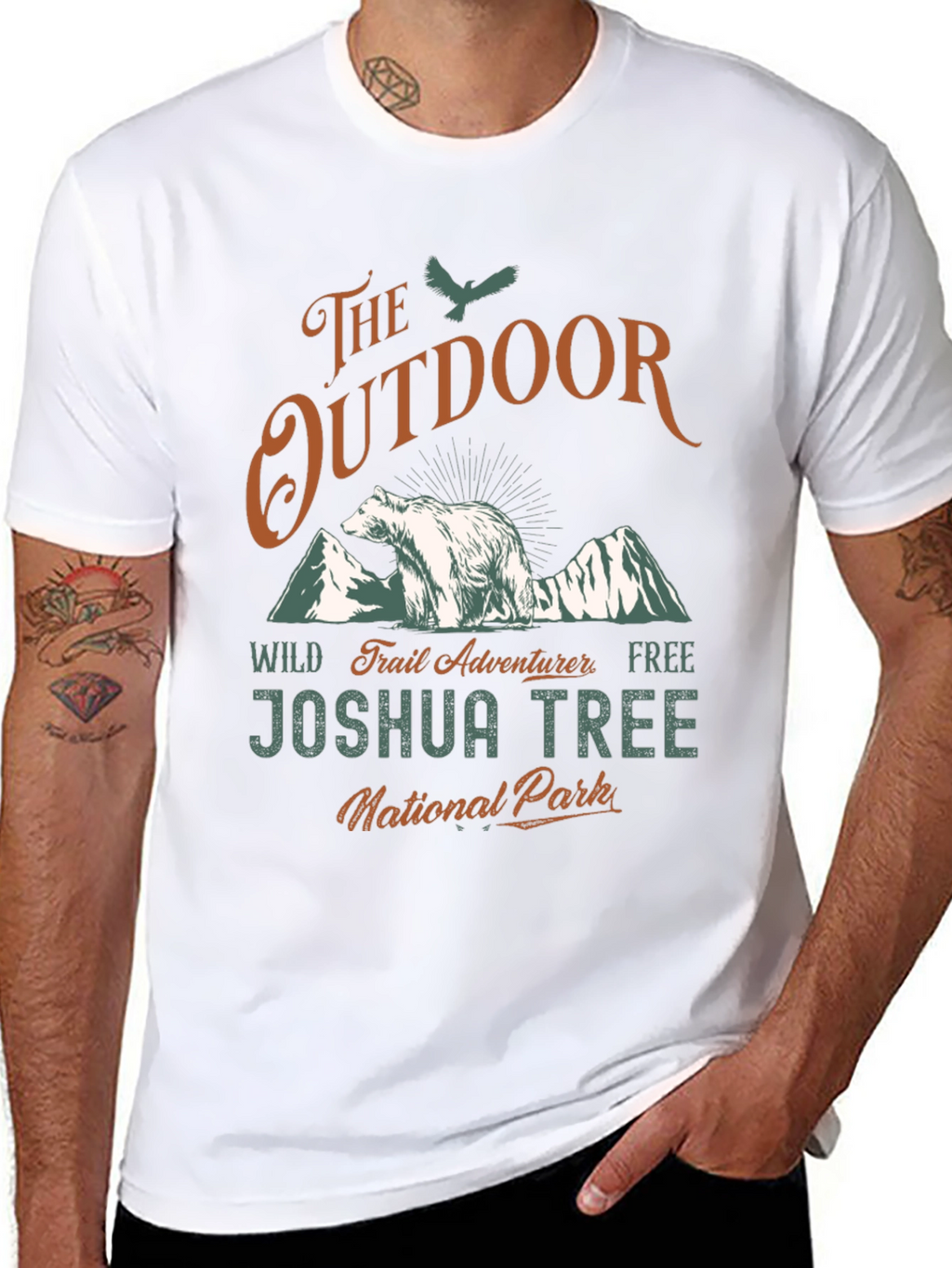 The Outdoor Joshua Tree National Park Bear T-Shirt