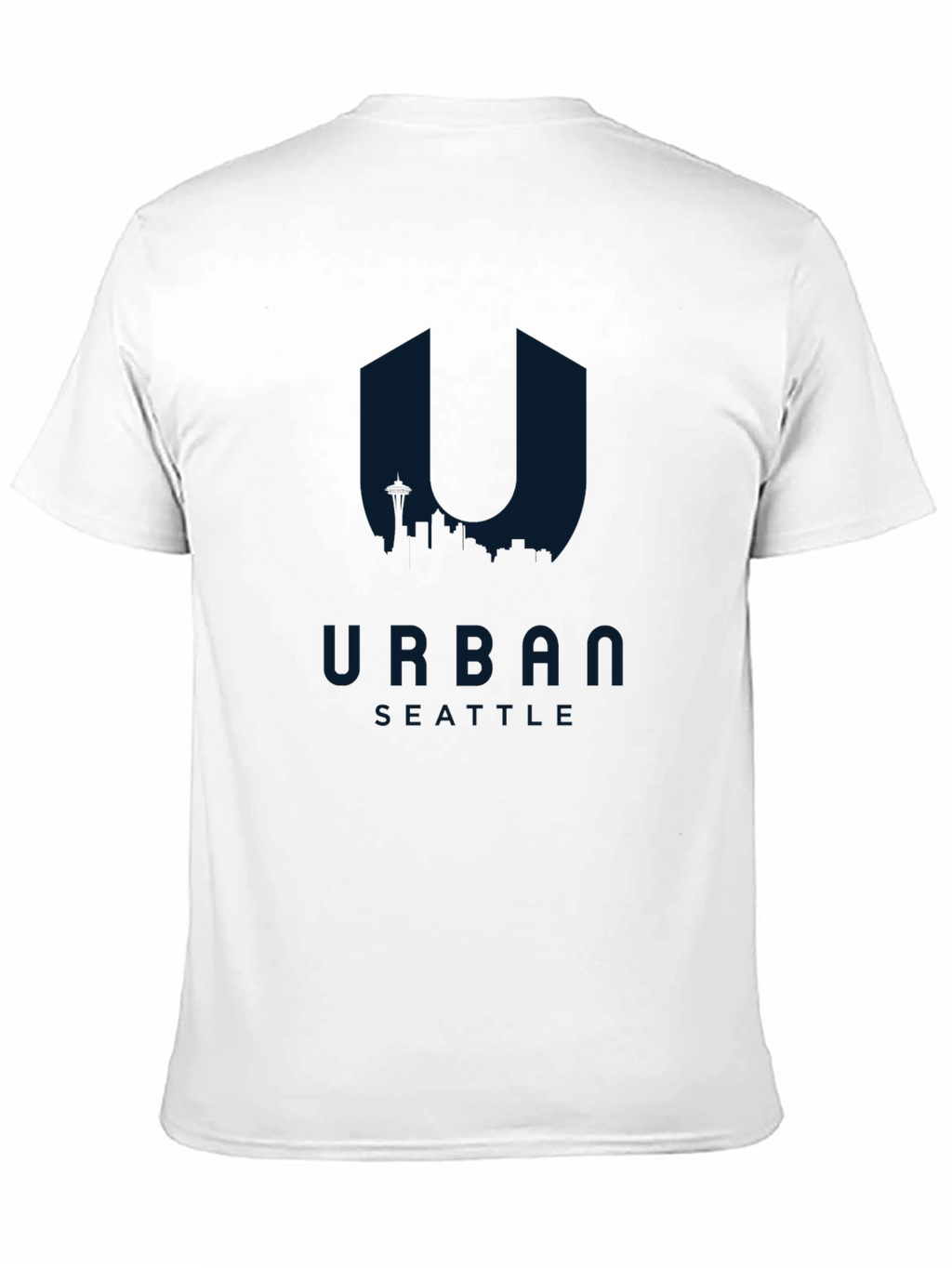 Urban Seattle Graphic Tee - Mens Black T-Shirt