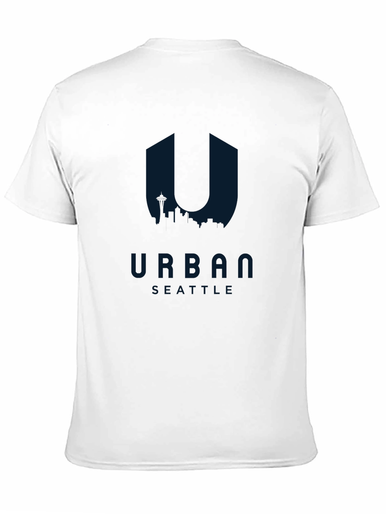Urban Seattle Graphic Tee - Mens Black T-Shirt