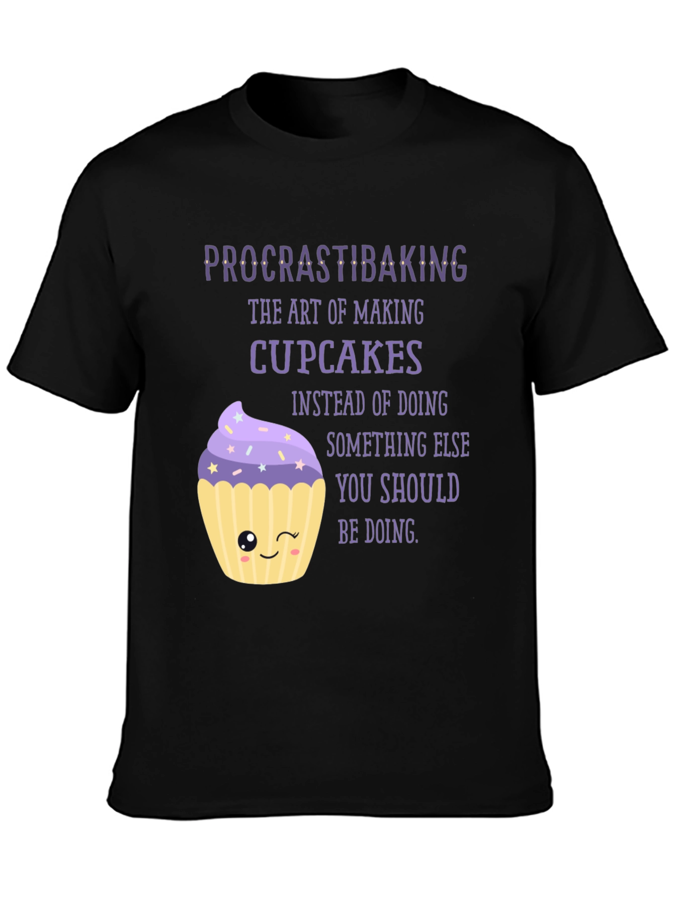 Procrastibaking Cupcake T-Shirt
