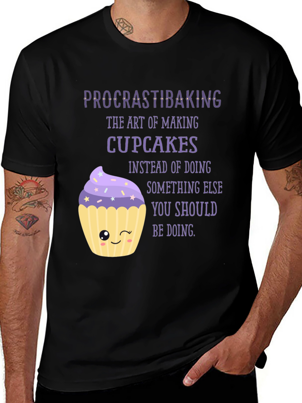 Procrastibaking Cupcake T-Shirt