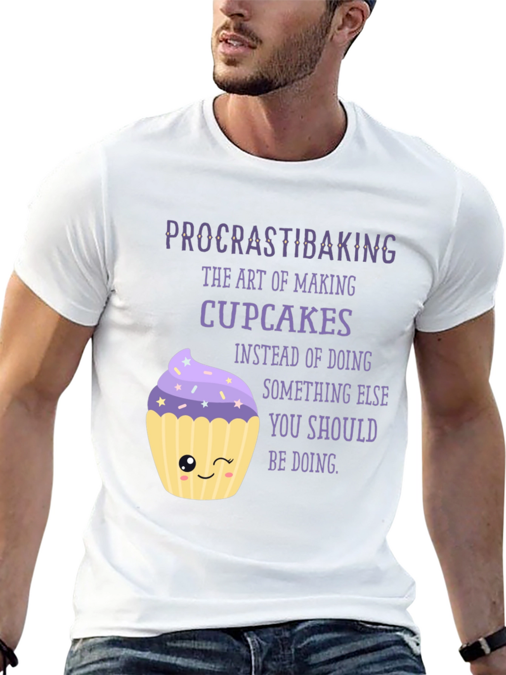 Procrastibaking Cupcake T-Shirt