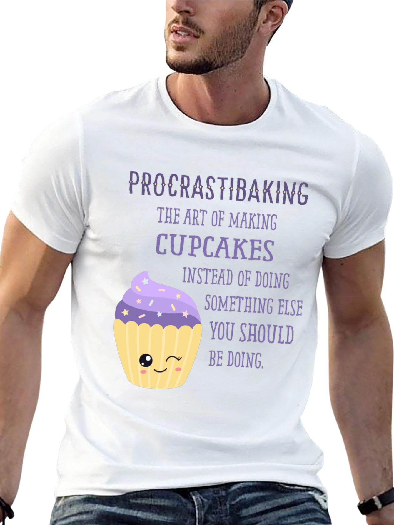 Procrastibaking Cupcake T-Shirt