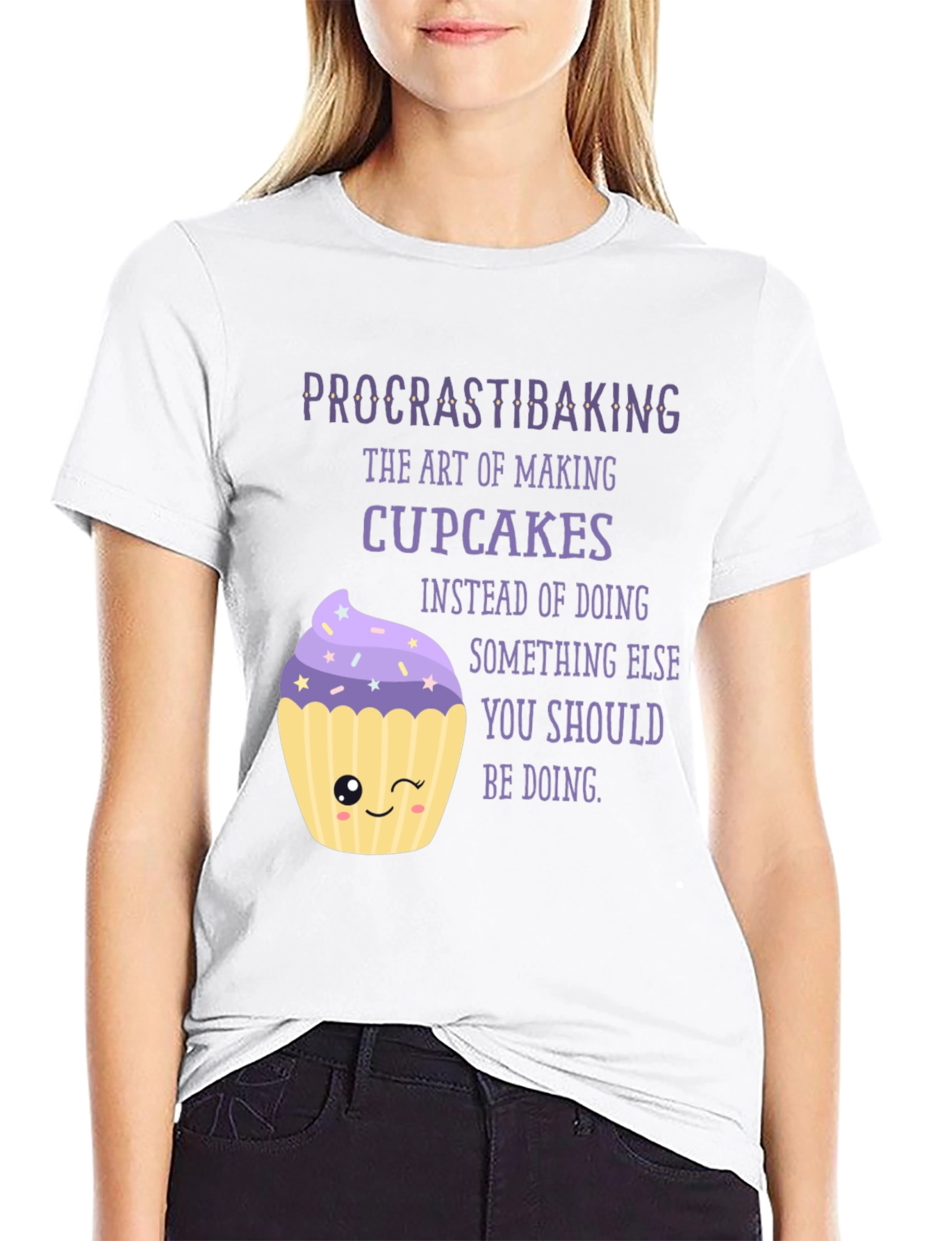 Procrastibaking Cupcake T-Shirt