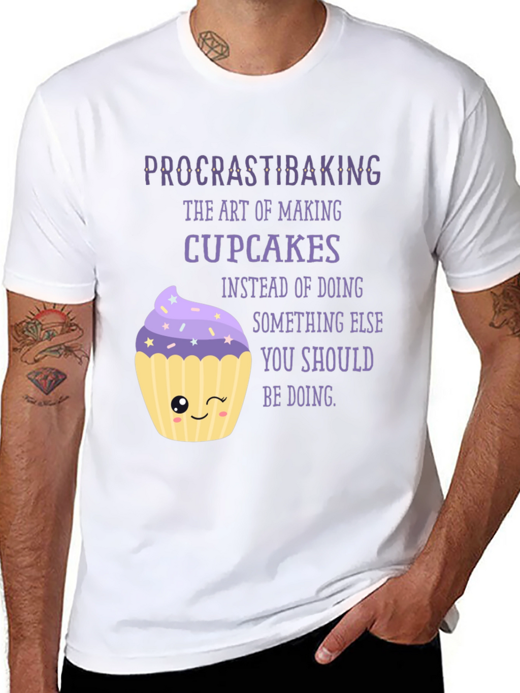 Procrastibaking Cupcake T-Shirt