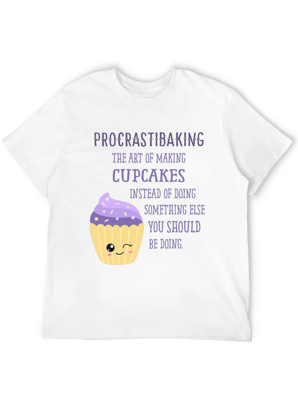 Procrastibaking Cupcake T-Shirt