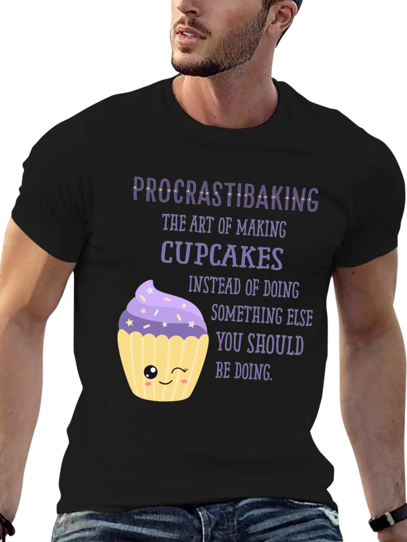 Procrastibaking Cupcake T-Shirt