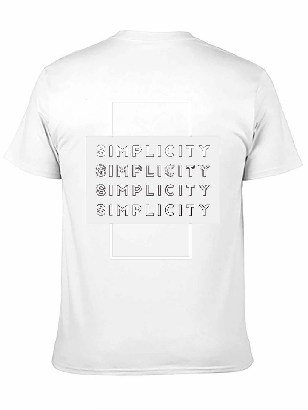 Simplicity Graphic Tee | Stylish Minimalist T-Shirt