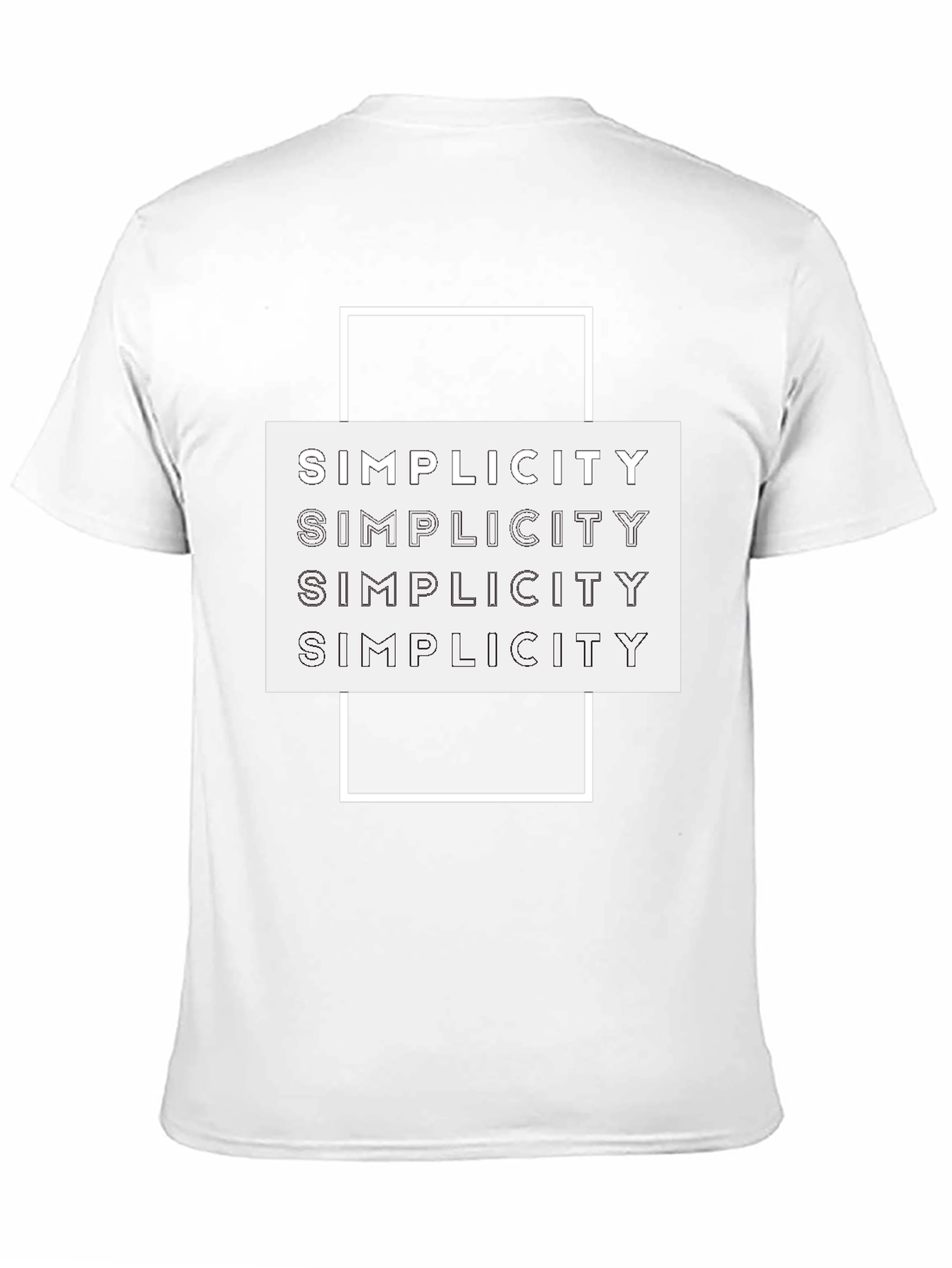 Simplicity Graphic Tee | Stylish Minimalist T-Shirt