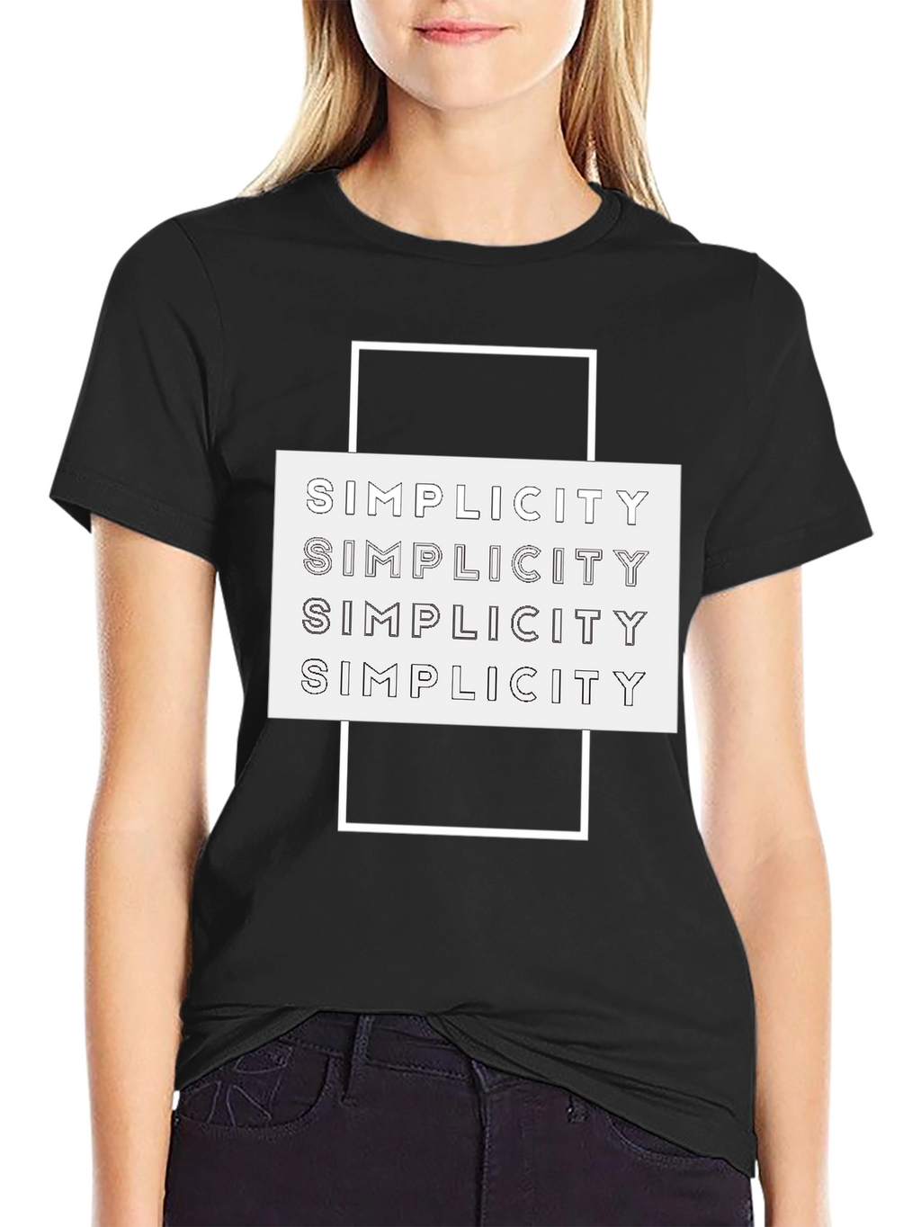 Simplicity Graphic Tee | Stylish Minimalist T-Shirt