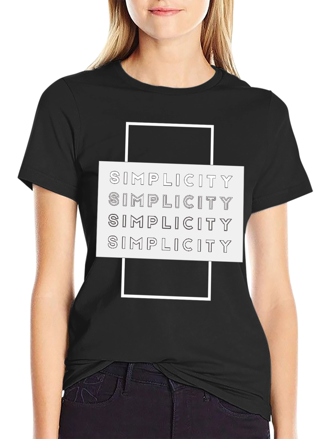 Simplicity Graphic Tee | Stylish Minimalist T-Shirt