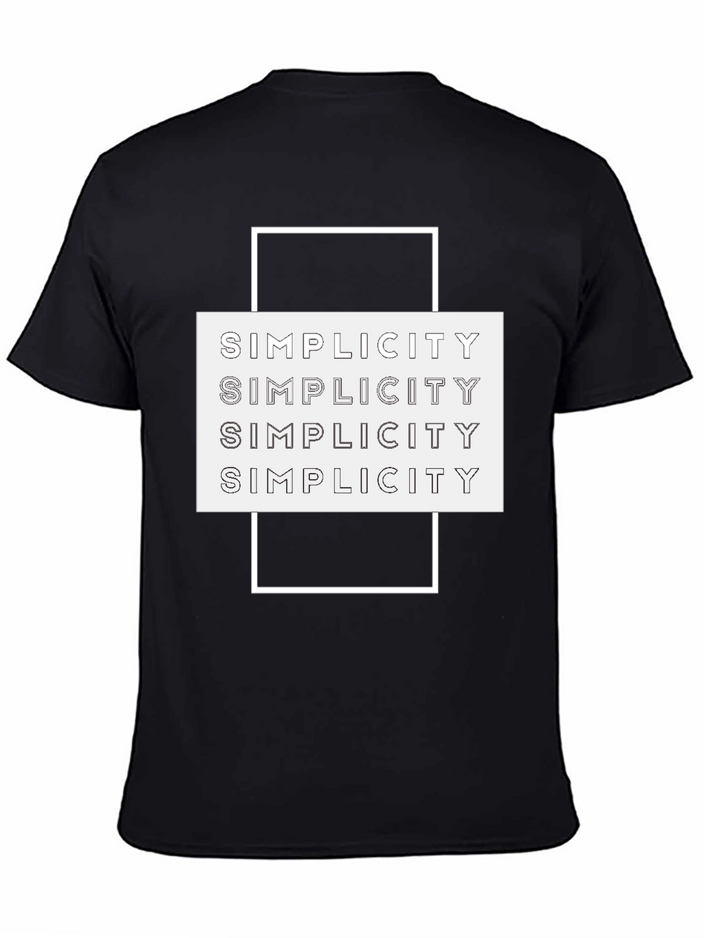 Simplicity Graphic Tee | Stylish Minimalist T-Shirt
