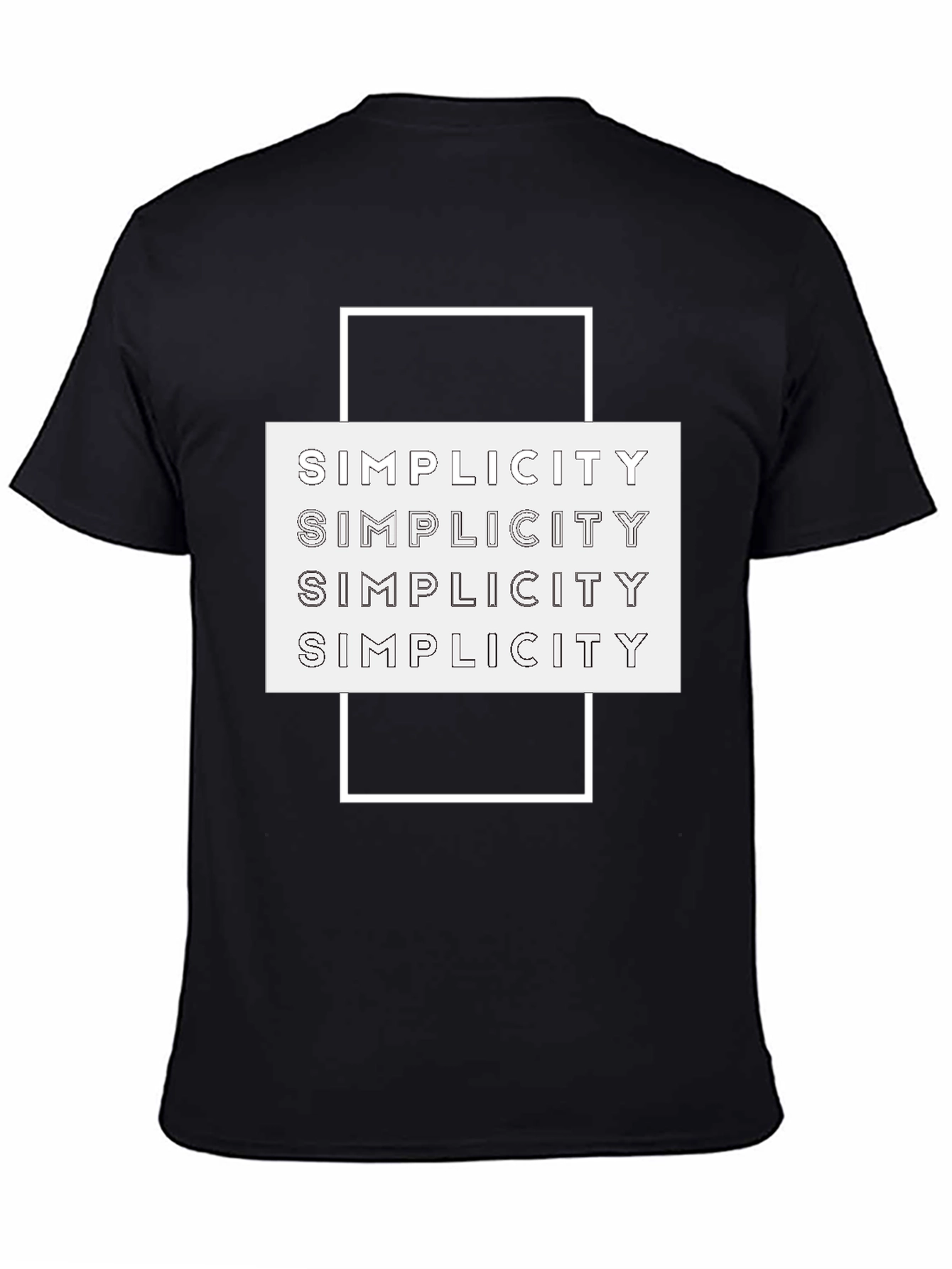 Simplicity Graphic Tee | Stylish Minimalist T-Shirt