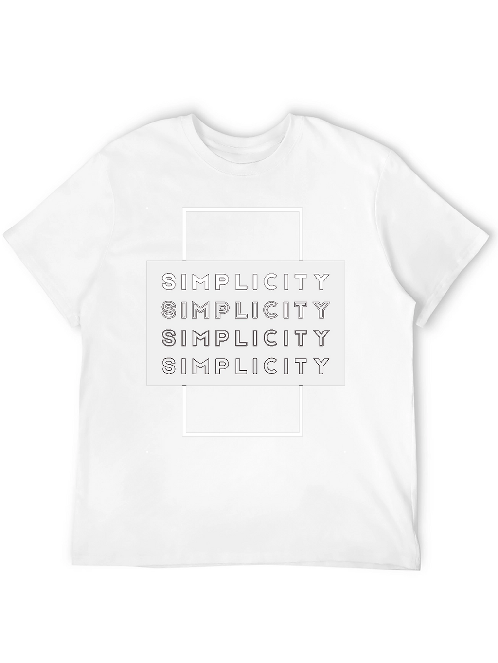 Simplicity Graphic Tee | Stylish Minimalist T-Shirt
