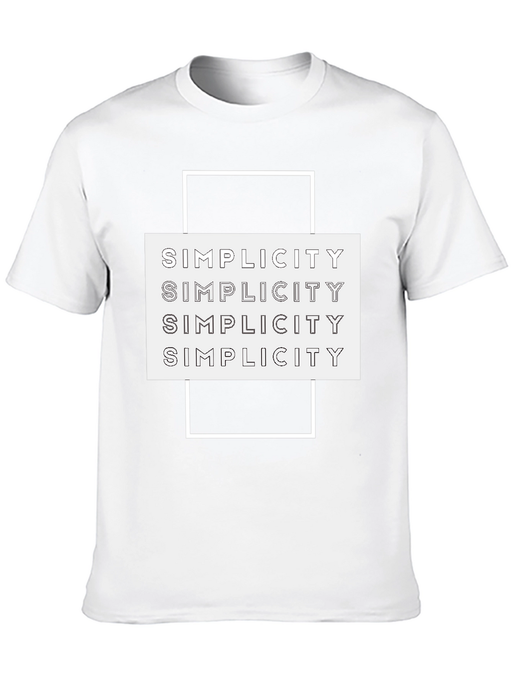 Simplicity Graphic Tee | Stylish Minimalist T-Shirt