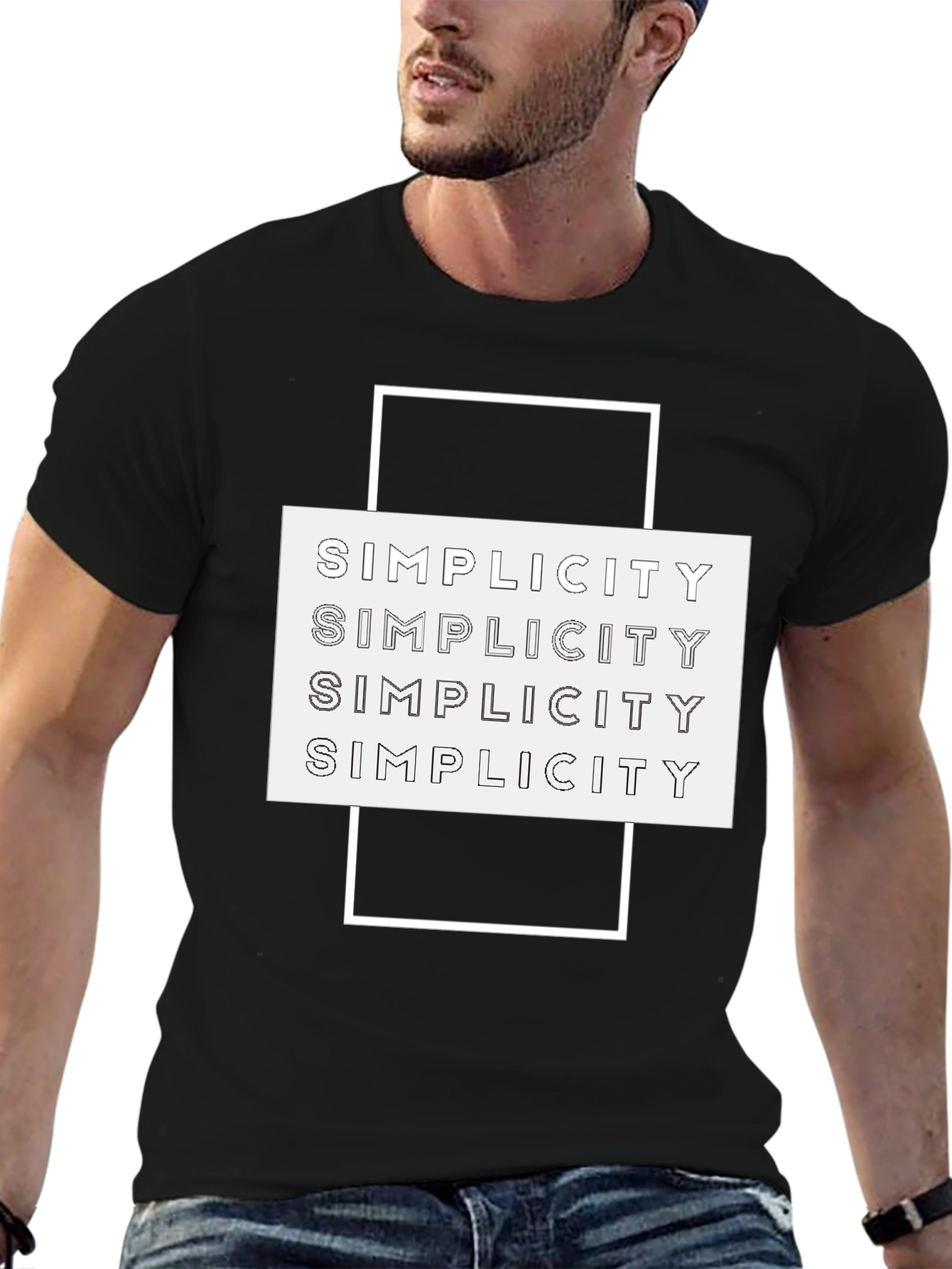 Simplicity Graphic Tee | Stylish Minimalist T-Shirt