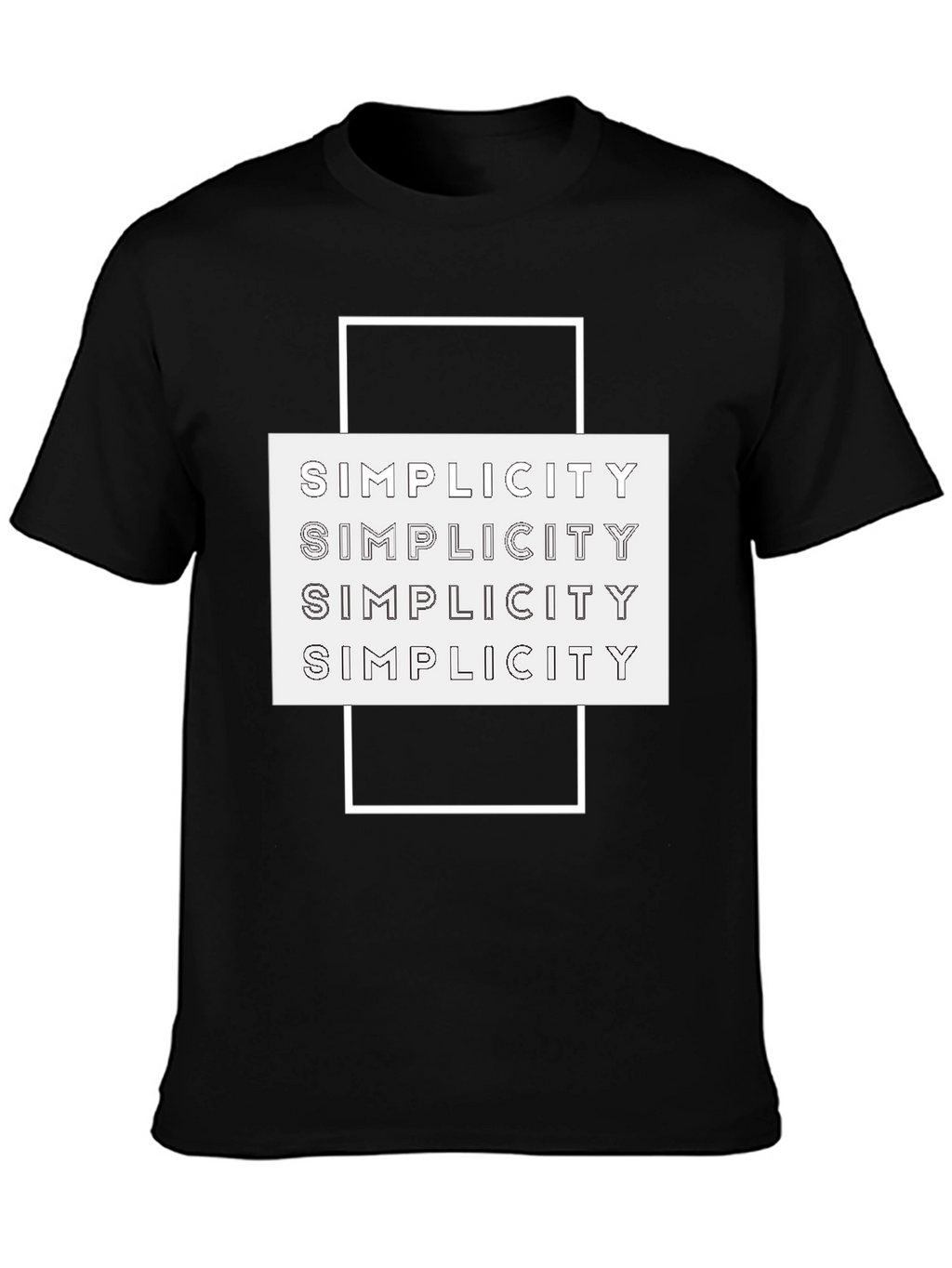 Simplicity Graphic Tee | Stylish Minimalist T-Shirt