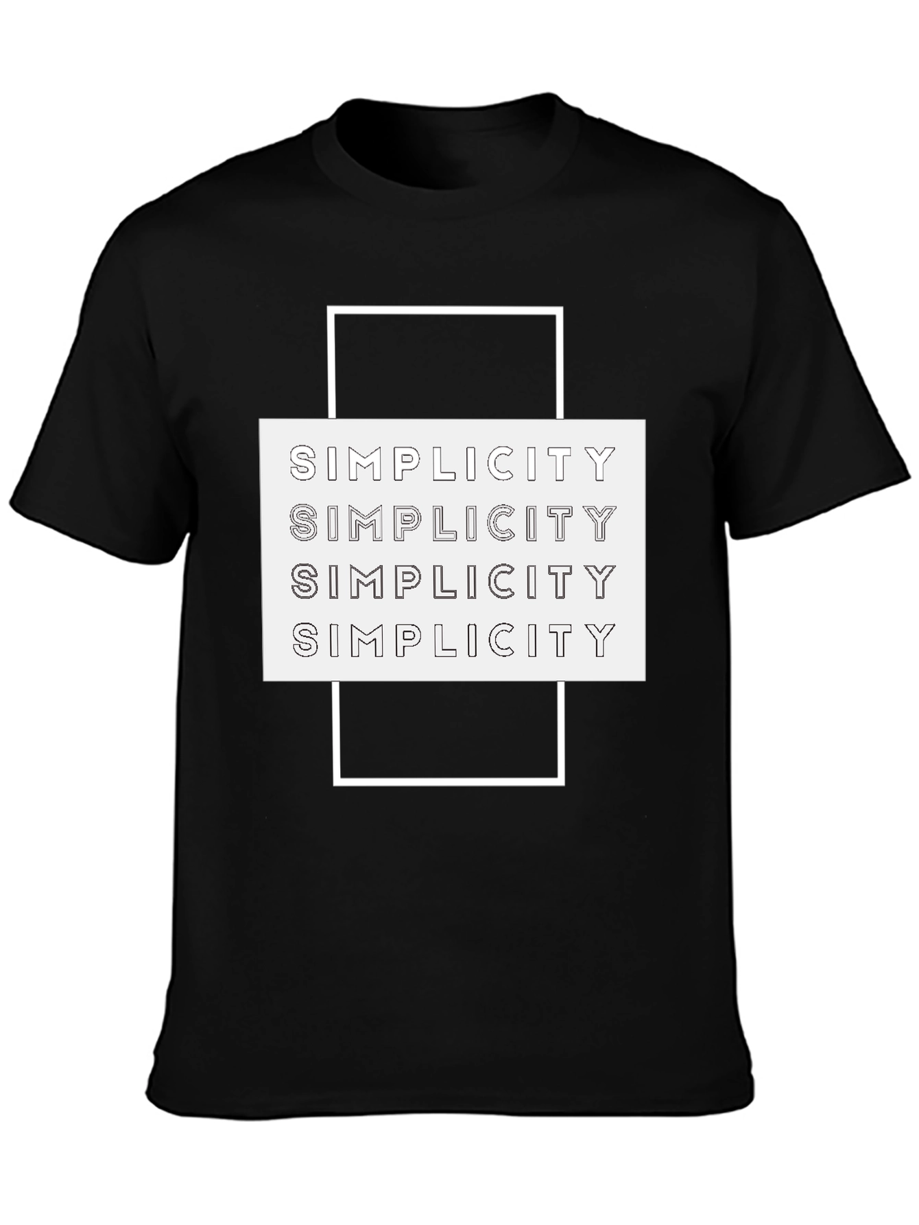 Simplicity Graphic Tee | Stylish Minimalist T-Shirt