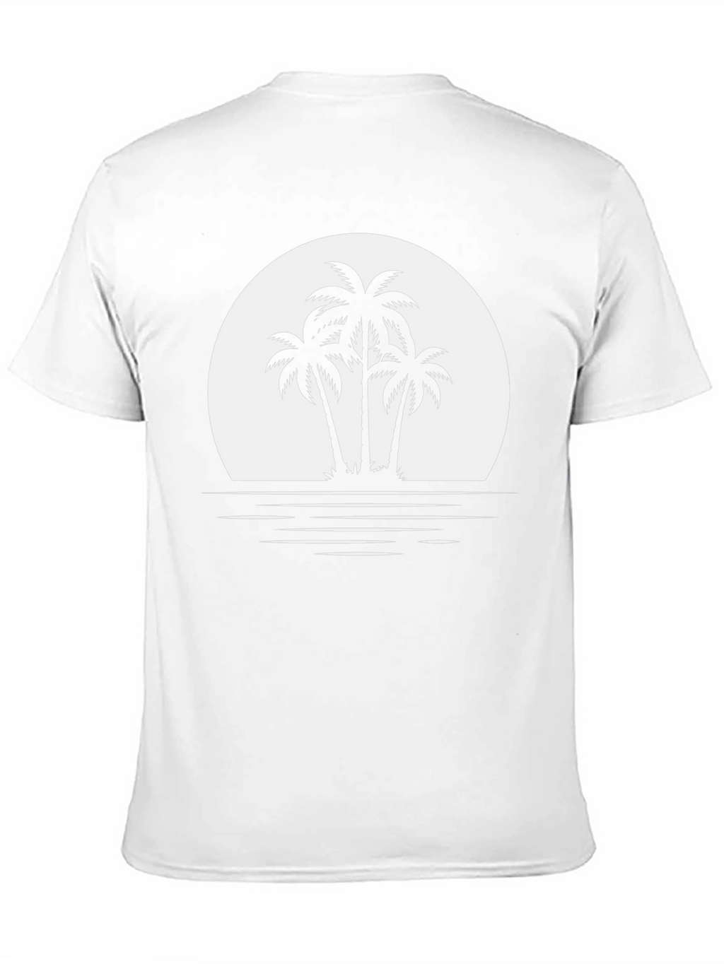 Palm Tree Sunset Graphic Tee - Island Vibes T-Shirt