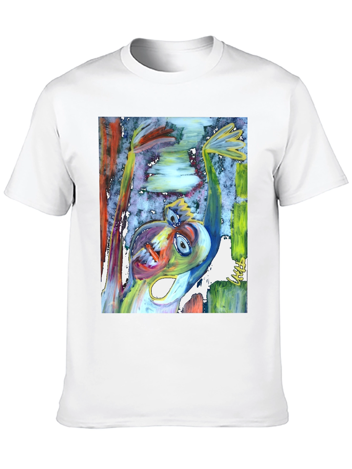 Abstract Art Graphic Tee - Unique Design