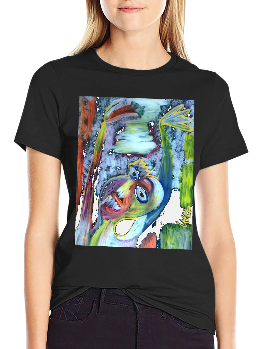 Abstract Art Graphic Tee - Unique Design