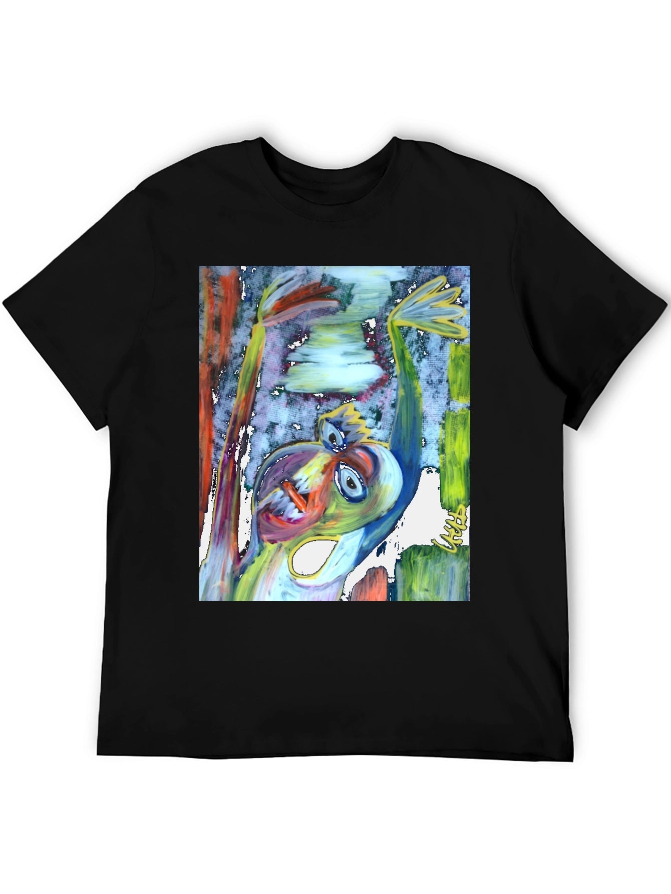 Abstract Art Graphic Tee - Unique Design