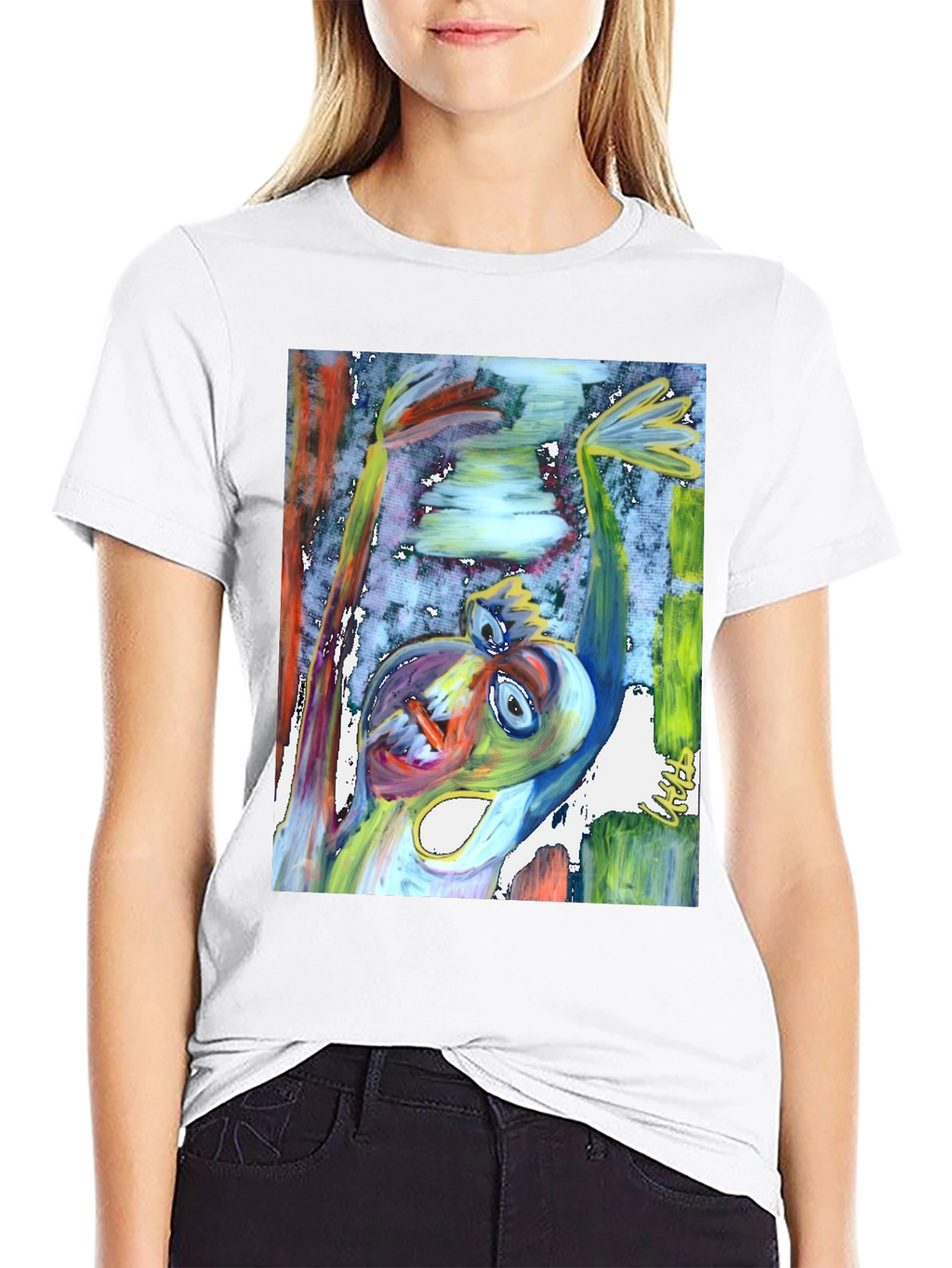 Abstract Art Graphic Tee - Unique Design