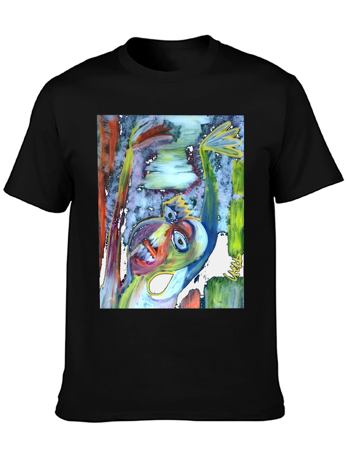 Abstract Art Graphic Tee - Unique Design