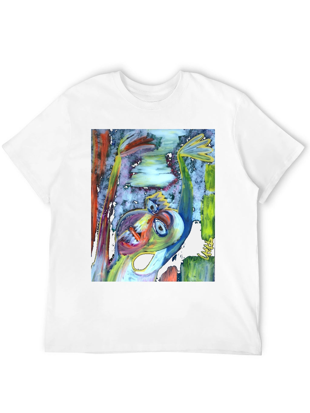 Abstract Art Graphic Tee - Unique Design