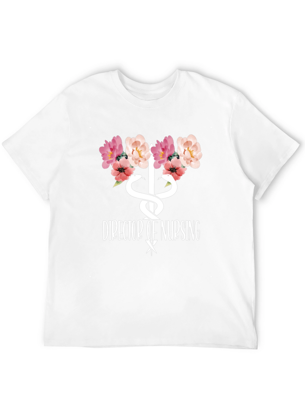 Director of Nursing Floral T-Shirt