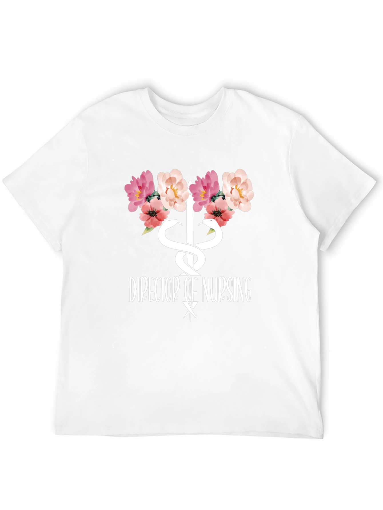 Director of Nursing Floral T-Shirt