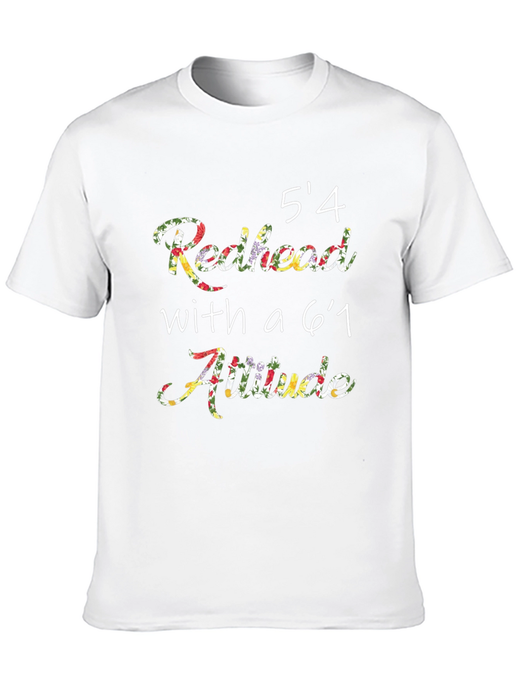 Redhead Attitude Graphic T-Shirt